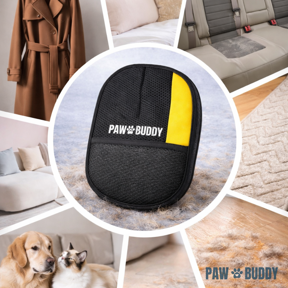 PawBuddy™ Haarentferner - Elektrostatische Anziehung der Haare