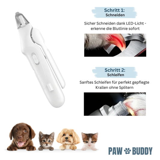 PawBuddy™ LED Krallenschere Pro