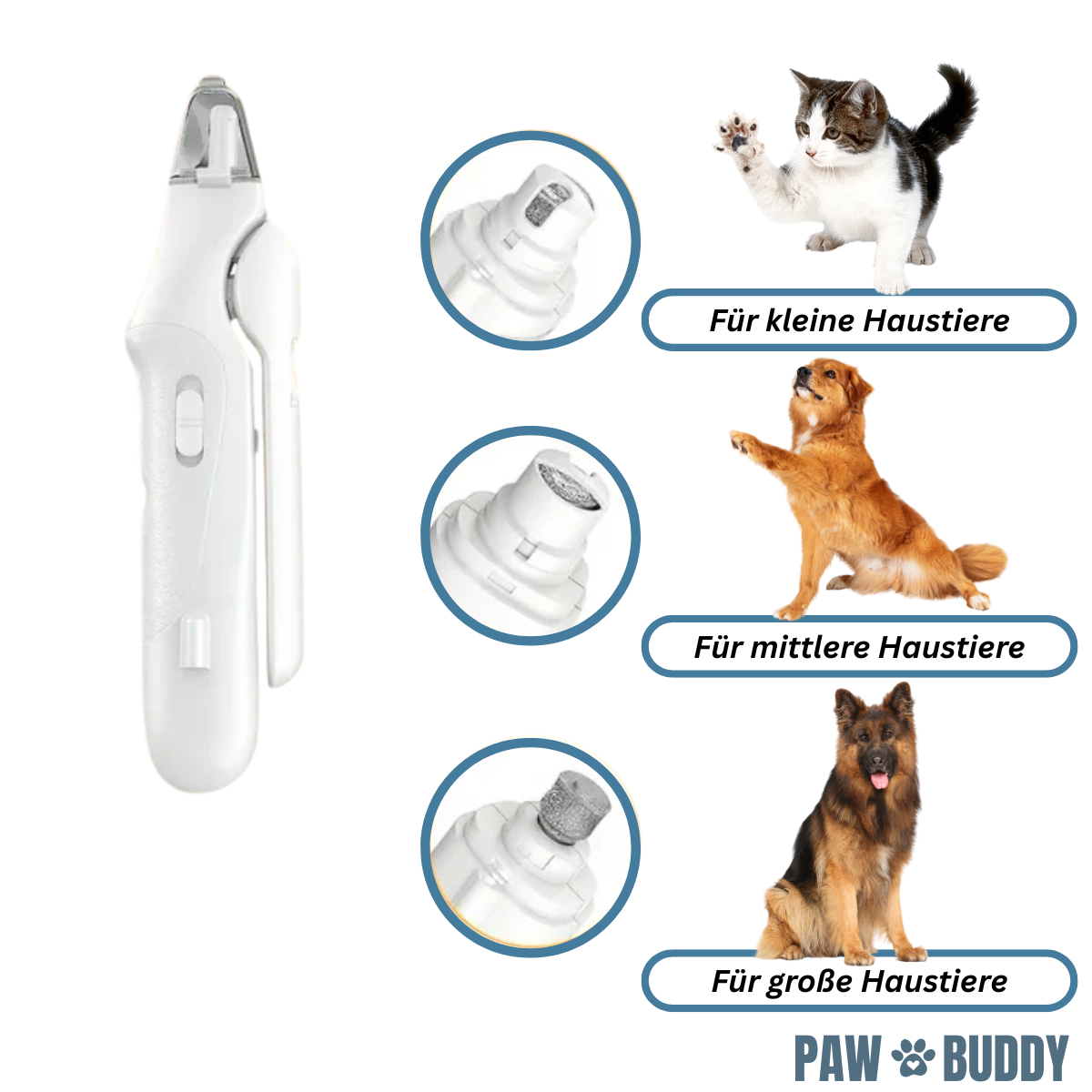 PawBuddy™ LED Krallenschere Pro